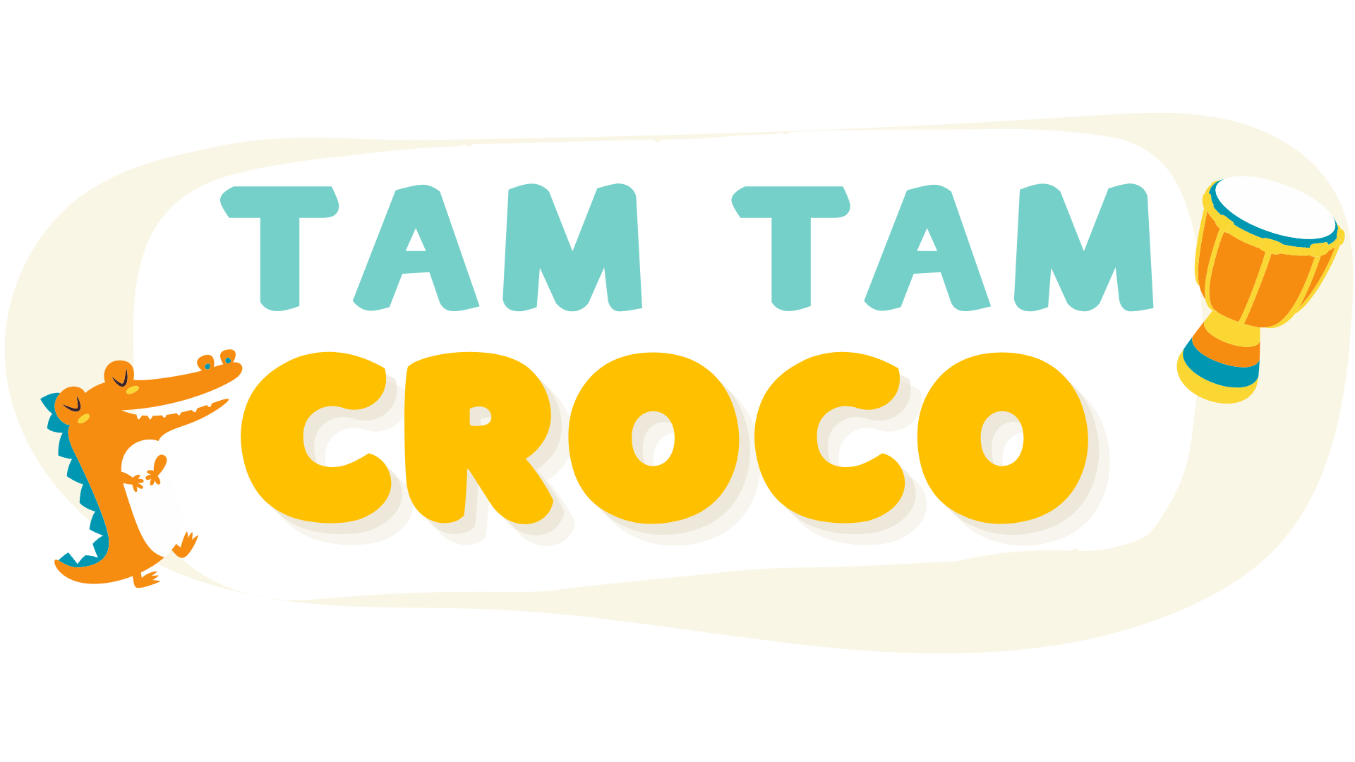 Logo TamTam Croco Logo TamTam Croco Eveil musical