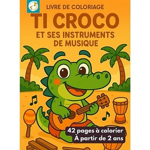 Ti Croco à colorier